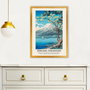 Wallity Cuadro Decorativo Monte Fuji desde el Lago Yamanaka 35x45 cm
